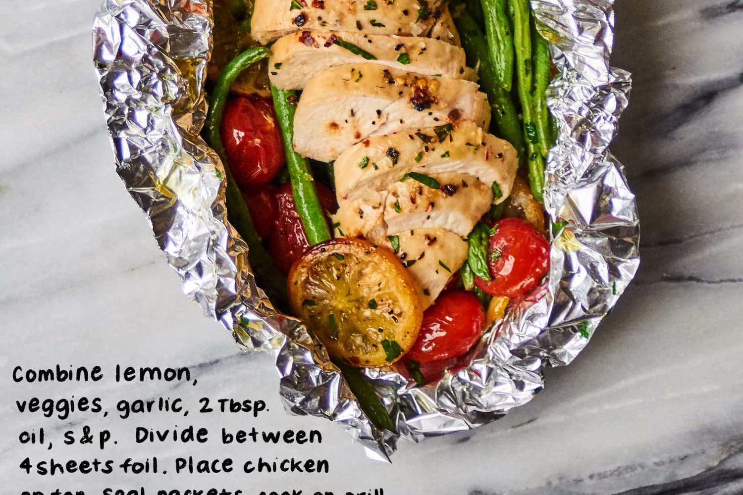 Aluminum foil best sale meals grill